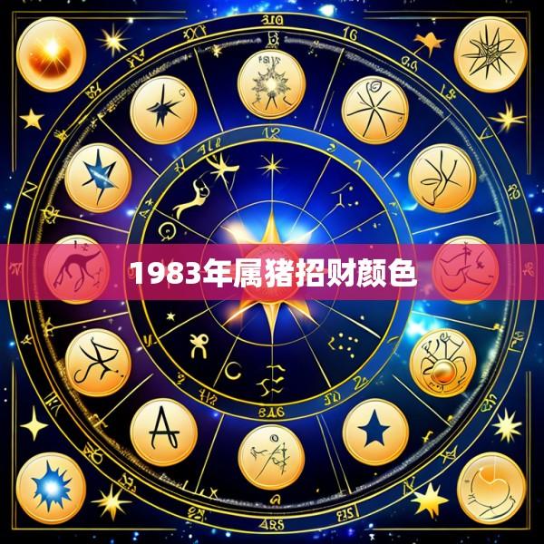 1983年属猪招财颜色