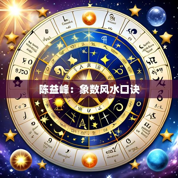 陈益峰：象数风水口诀