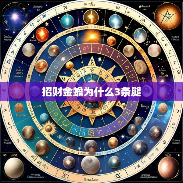 招财金蟾为什么3条腿
