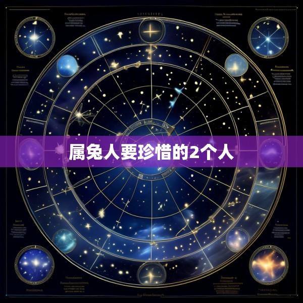 属兔人要珍惜的2个人