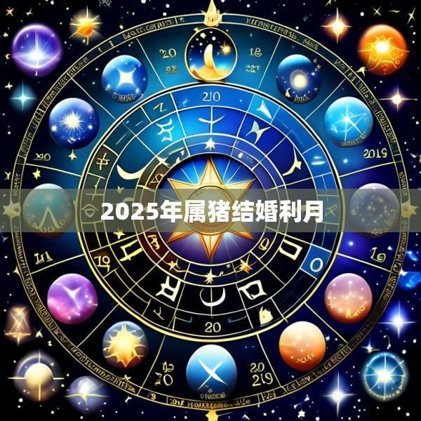 2025年属猪结婚利月