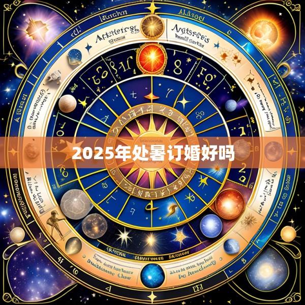2025年处暑订婚好吗