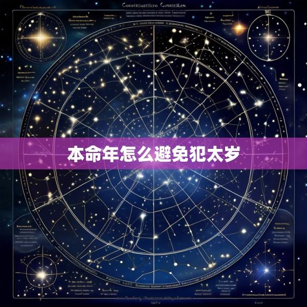 本命年怎么避免犯太岁