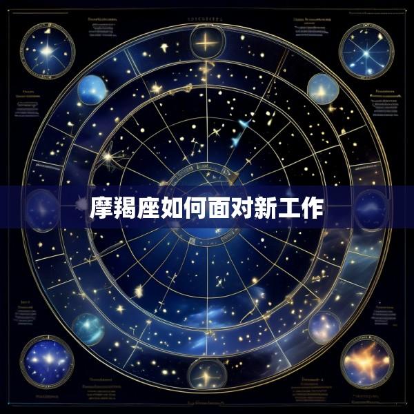 摩羯座如何面对新工作
