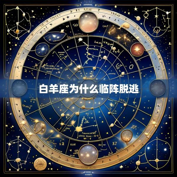 白羊座为什么临阵脱逃