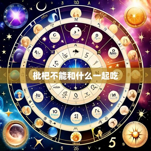 枇杷不能和什么一起吃