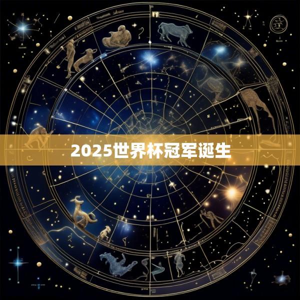 2025世界杯冠军诞生