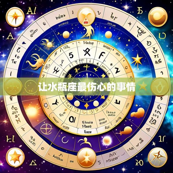 让水瓶座最伤心的事情