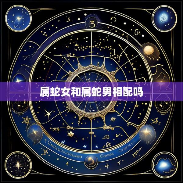属蛇女和属蛇男相配吗