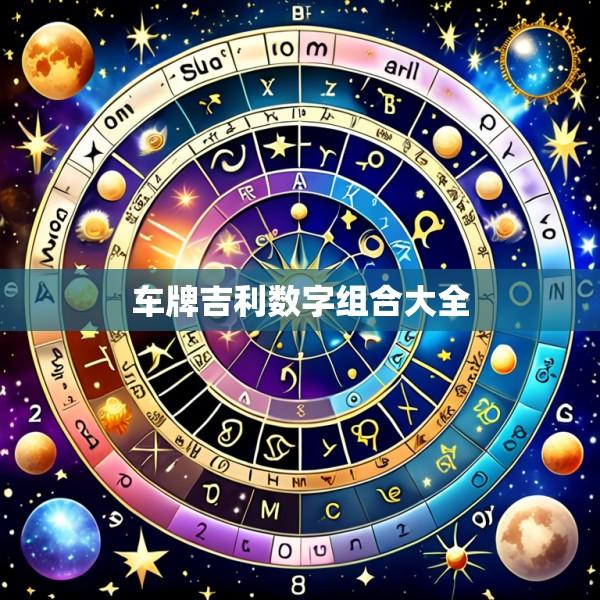 车牌吉利数字组合大全