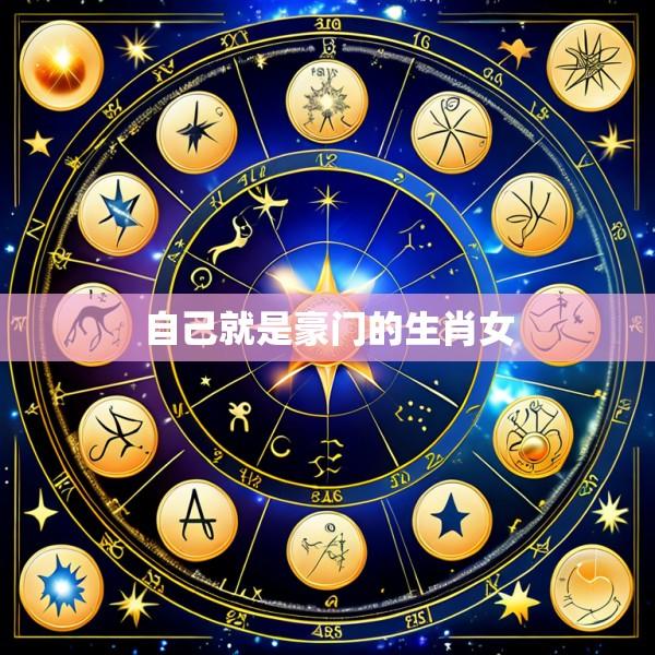 自己就是豪门的生肖女