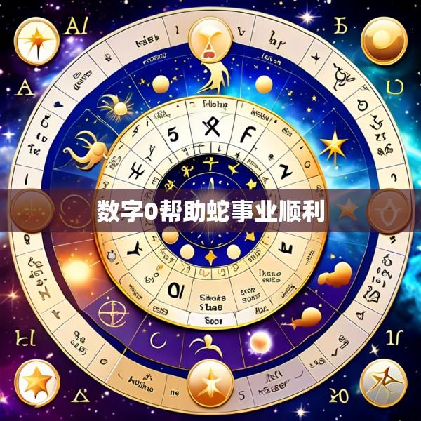 数字0帮助蛇事业顺利