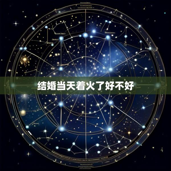 结婚当天着火了好不好