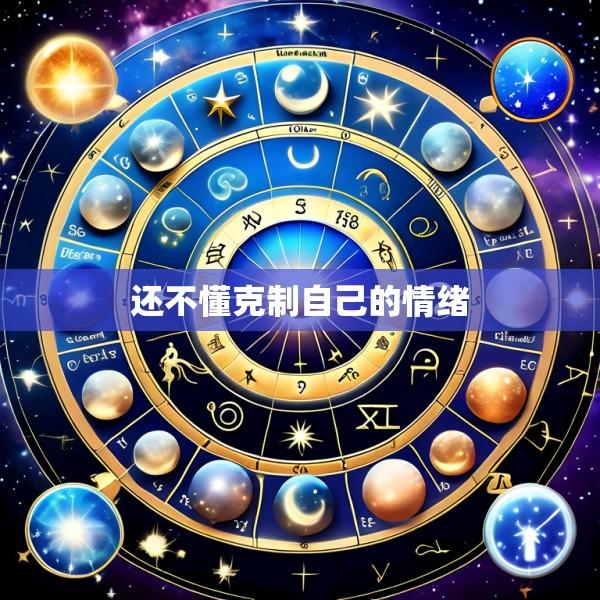 还不懂克制自己的情绪