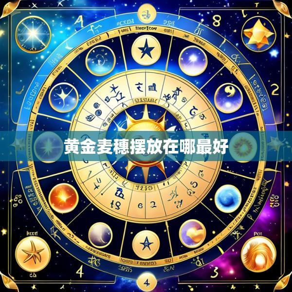 黄金麦穗摆放在哪最好