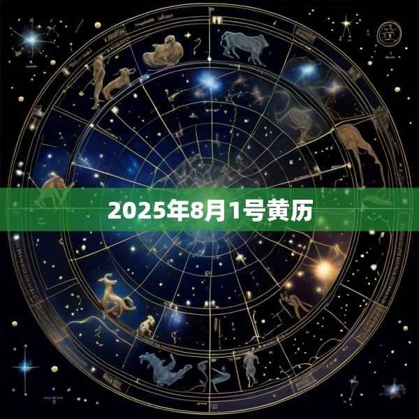 2025年8月1号黄历