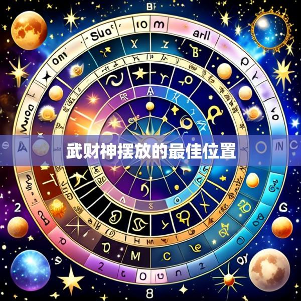 武财神摆放的最佳位置