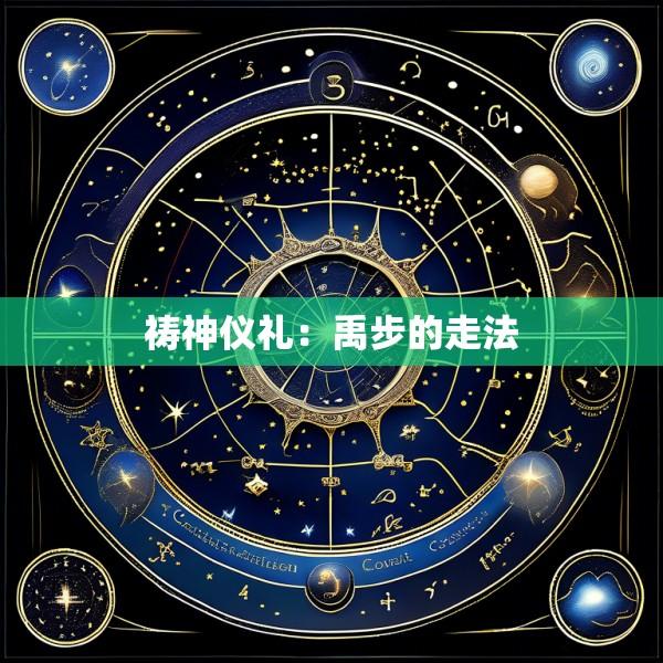 祷神仪礼：禹步的走法