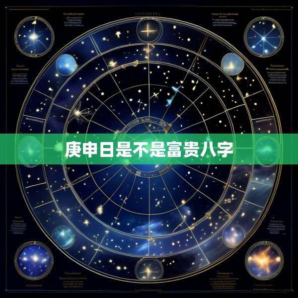 庚申日是不是富贵八字