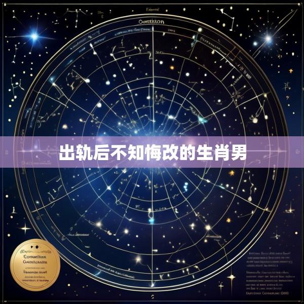 出轨后不知悔改的生肖男