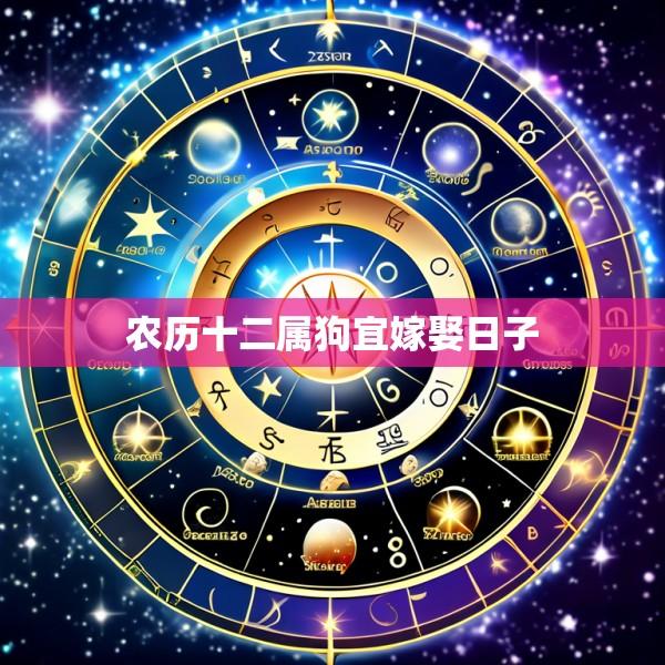 农历十二属狗宜嫁娶日子
