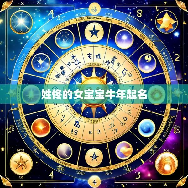 姓佟的女宝宝牛年起名