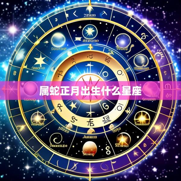 属蛇正月出生什么星座