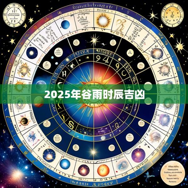 2025年谷雨时辰吉凶