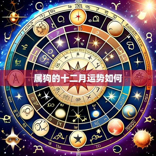 属狗的十二月运势如何