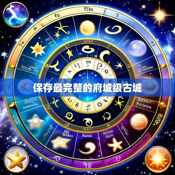 保存最完整的府城级古城