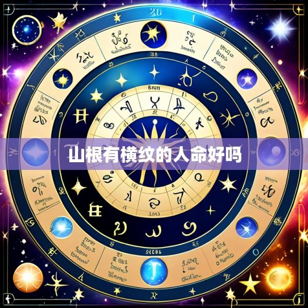 山根有横纹的人命好吗