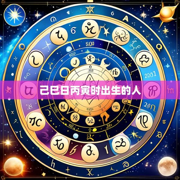 己巳日丙寅时出生的人