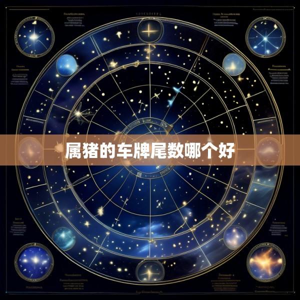 属猪的车牌尾数哪个好