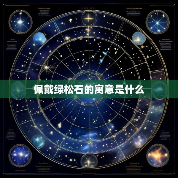 佩戴绿松石的寓意是什么