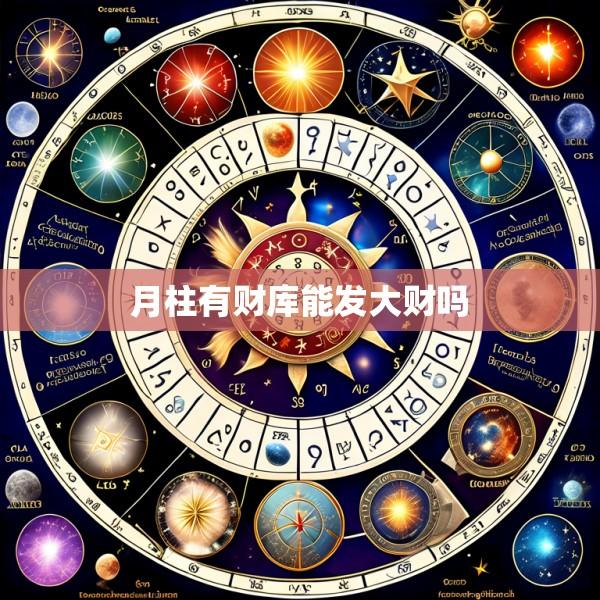月柱有财库能发大财吗