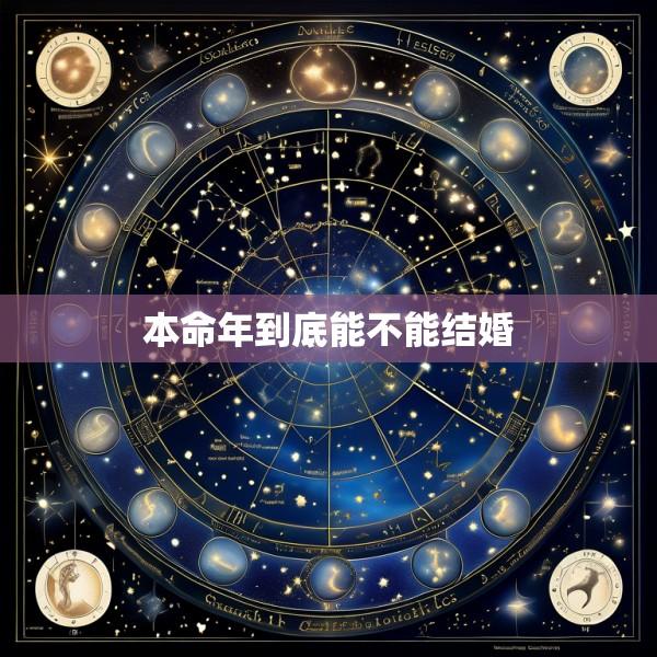 本命年到底能不能结婚