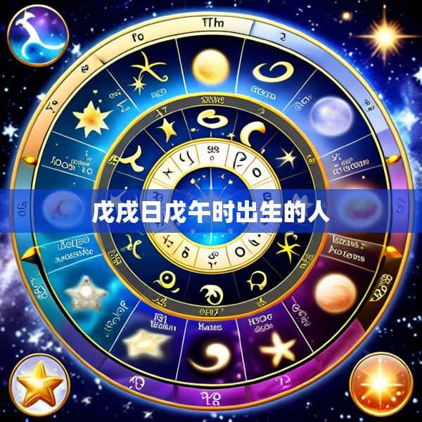 戊戌日戊午时出生的人
