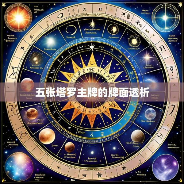 五张塔罗主牌的牌面透析