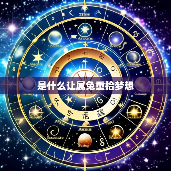 是什么让属兔重拾梦想