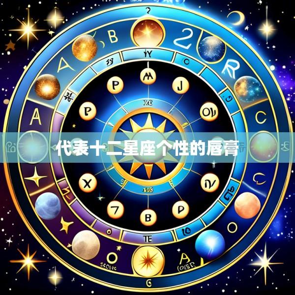 代表十二星座个性的唇膏