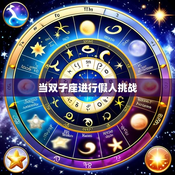 当双子座进行假人挑战