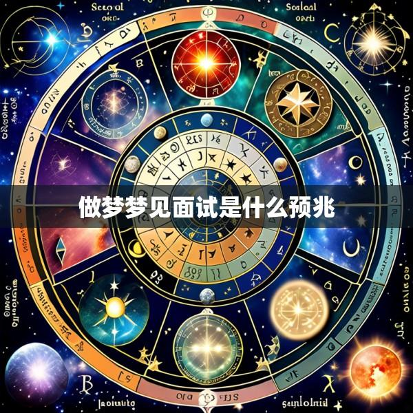 做梦梦见面试是什么预兆