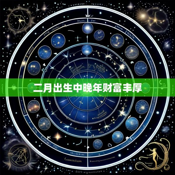 二月出生中晚年财富丰厚