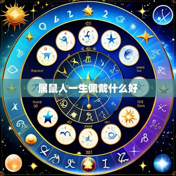 属鼠人一生佩戴什么好