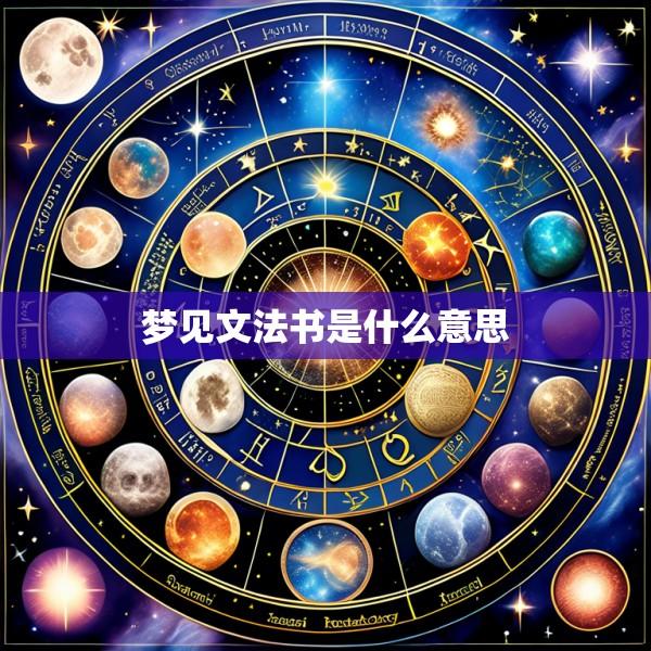 梦见文法书是什么意思