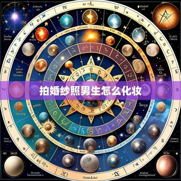 拍婚纱照男生怎么化妆