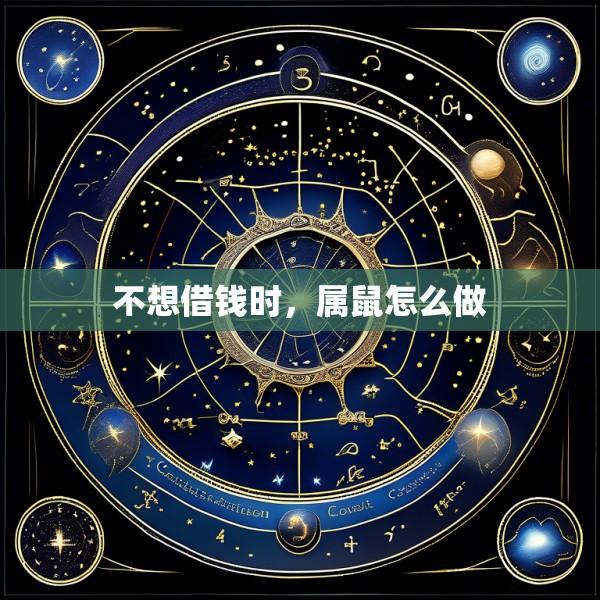 不想借钱时，属鼠怎么做