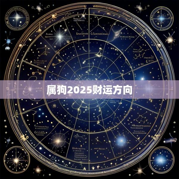 属狗2025财运方向