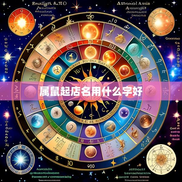 属鼠起店名用什么字好