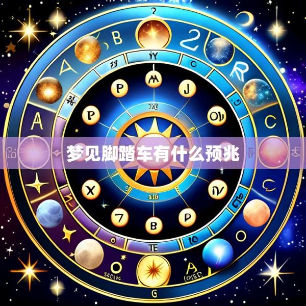 梦见脚踏车有什么预兆